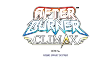 After Burner Climax (USA) screen shot title